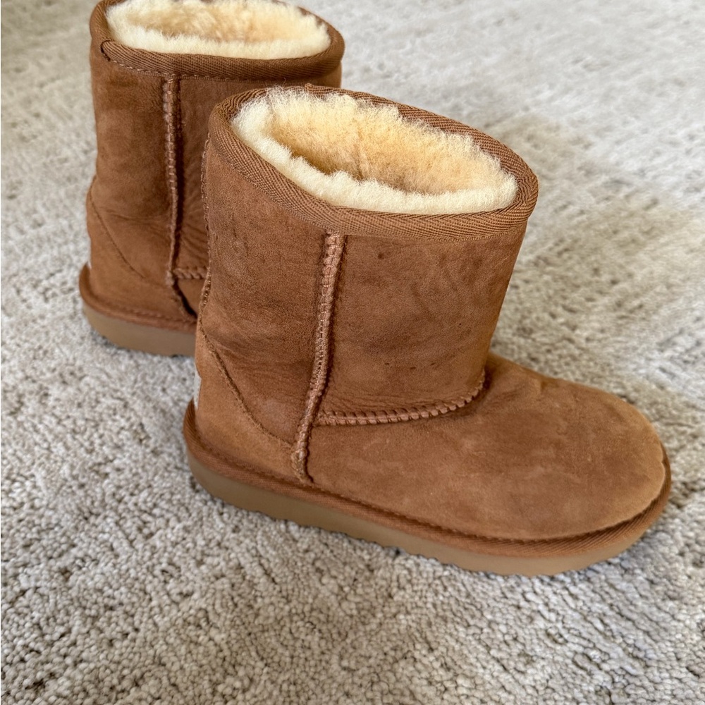 UGG Kids Brown Shearling Boots (Size 11 US)